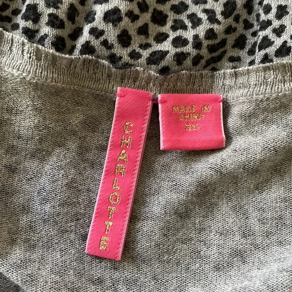 EUC Charlotte • leopard cardigan • xs - Picture 4 of 7